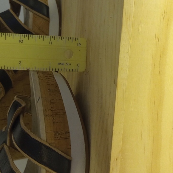 RARE Adiprene by Adidas/Rockport Black Strappy Wedge Gladiator Sandals - Picture 7 of 8